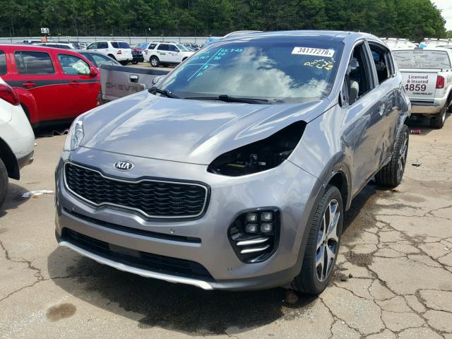 KNDPR3A60H7163534 - 2017 KIA SPORTAGE S GREEN photo 2