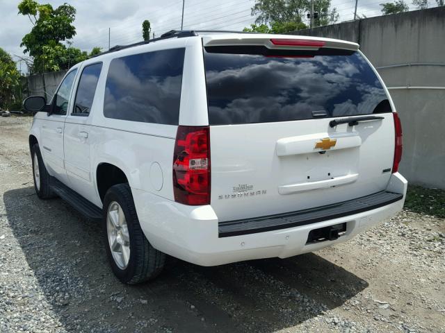 1GNSCHE01CR225364 - 2012 CHEVROLET SUBURBAN C WHITE photo 3