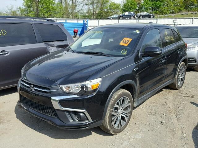 JA4AP3AU5JZ010372 - 2018 MITSUBISHI OUTLANDER BLACK photo 2