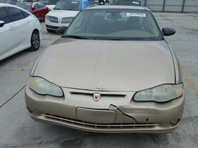 2G1WW12EX59156687 - 2005 CHEVROLET MONTE CARL 金色 照片 9