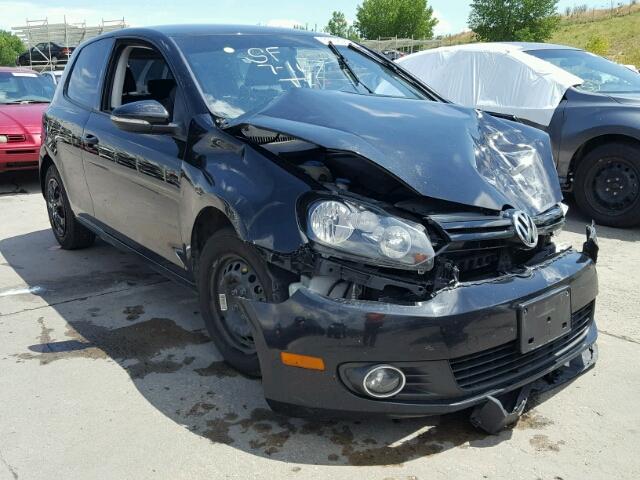 WVWBB7AJ5DW123332 - 2013 VOLKSWAGEN GOLF BLACK photo 1