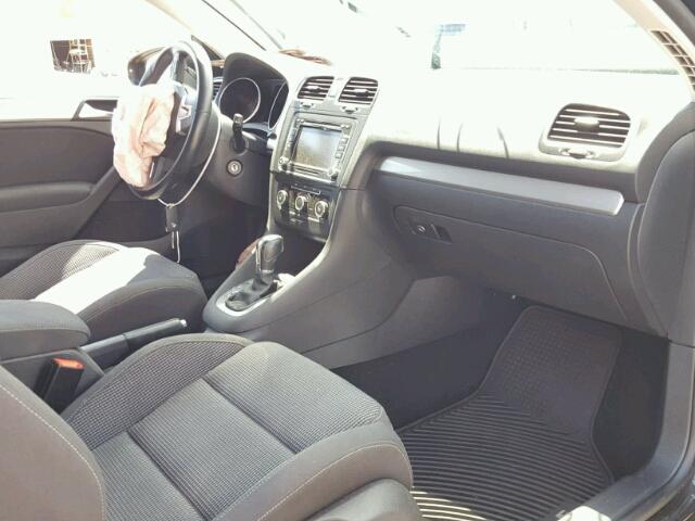 WVWBB7AJ5DW123332 - 2013 VOLKSWAGEN GOLF BLACK photo 5