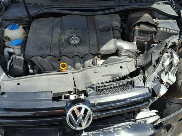 WVWBB7AJ5DW123332 - 2013 VOLKSWAGEN GOLF BLACK photo 7