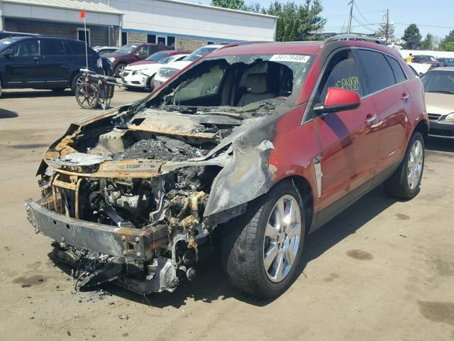 3GYFNKE40AS575884 - 2010 CADILLAC SRX PREMIU RED photo 2