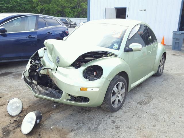 3VWRR31C06M403762 - 2006 VOLKSWAGEN NEW BEETLE GREEN photo 2