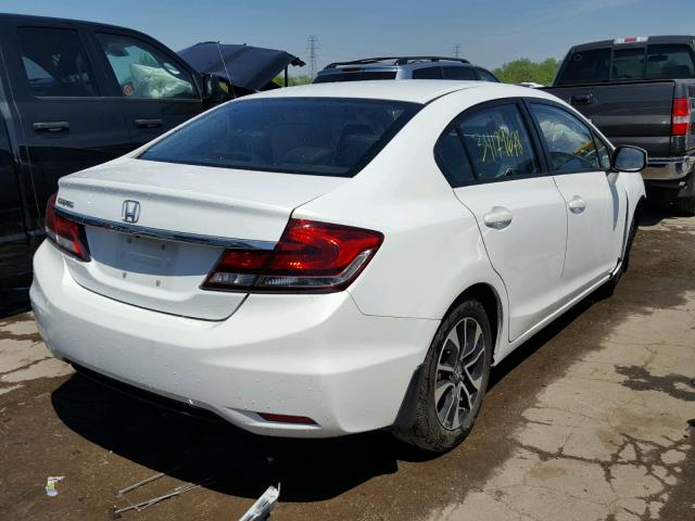 19XFB2F94DE016074 - 2013 HONDA CIVIC EXL WHITE photo 4
