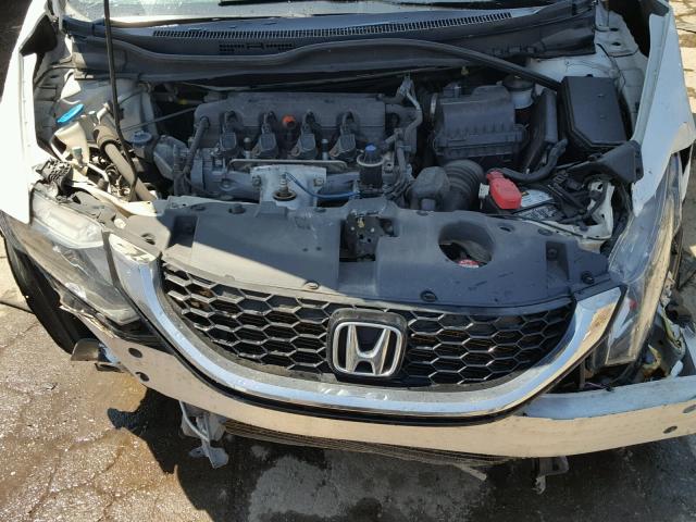 19XFB2F94DE016074 - 2013 HONDA CIVIC EXL WHITE photo 7