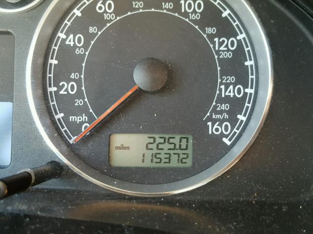 WVWRH63B64P097704 - 2004 VOLKSWAGEN PASSAT GLX GRAY photo 8