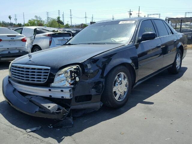 1G6KD54Y33U183095 - 2003 CADILLAC DEVILLE BLACK photo 2