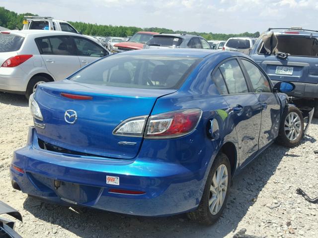 JM1BL1V75C1641249 - 2012 MAZDA 3 I BLUE photo 4