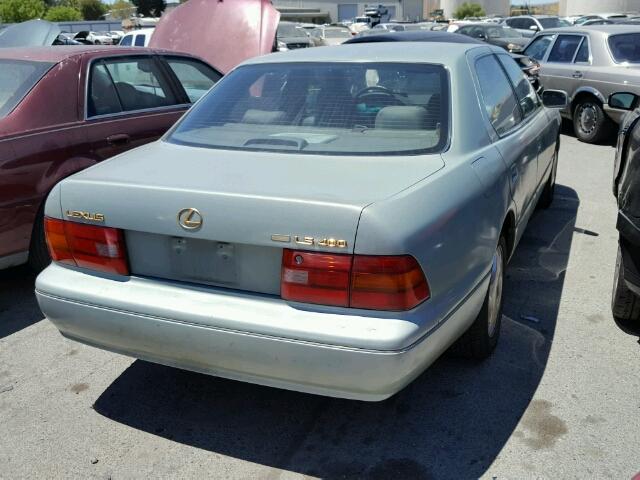 JT8BH28F8V0093362 - 1997 LEXUS LS 400 GREEN photo 4