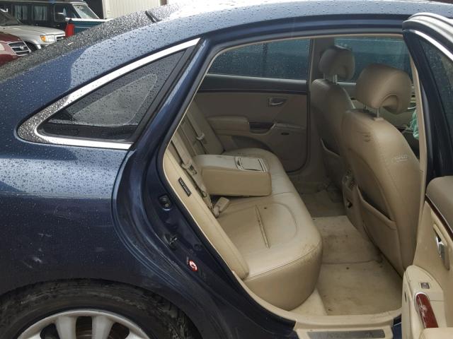 KMHFC46F46A107359 - 2006 HYUNDAI AZERA SE BLUE photo 6