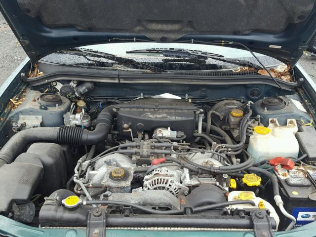JF1SF65521H744321 - 2001 SUBARU FORESTER S Yaşıl foto 7
