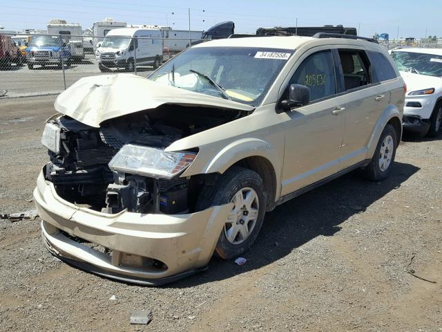 3D4PG4FB1BT556966 - 2011 DODGE JOURNEY EX GOLD photo 2