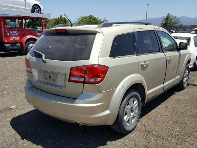 3D4PG4FB1BT556966 - 2011 DODGE JOURNEY EX GOLD photo 4