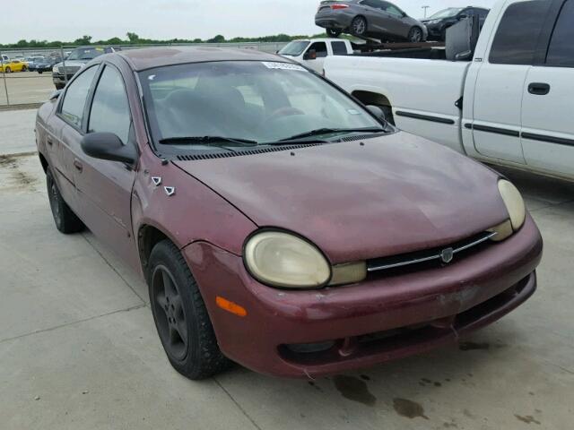 1P3ES46CX1D191381 - 2001 PLYMOUTH NEON BASE 勃艮第红 照片 1