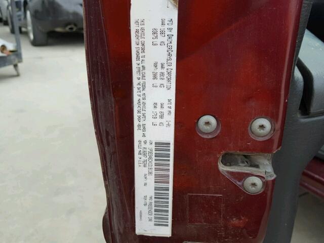 1P3ES46CX1D191381 - 2001 PLYMOUTH NEON BASE 勃艮第红 照片 10