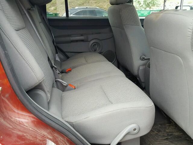 1J8HG48P47C593788 - 2007 JEEP COMMANDER მუქწითელი ფოტო 6