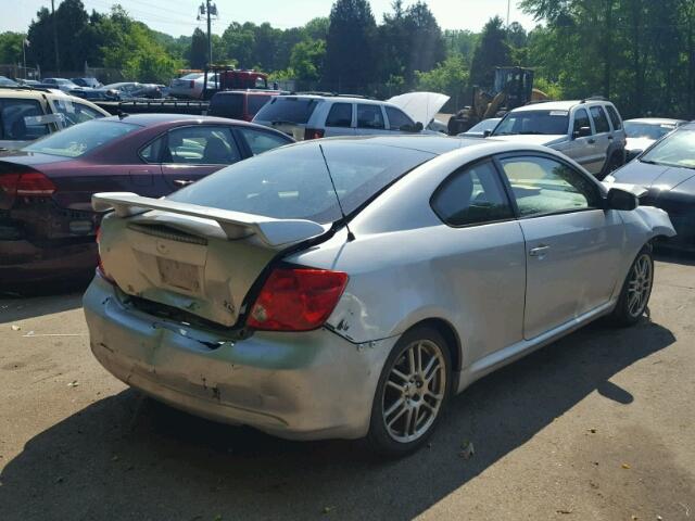 JTKDE177260064537 - 2006 TOYOTA SCION TC 银色 照片 4