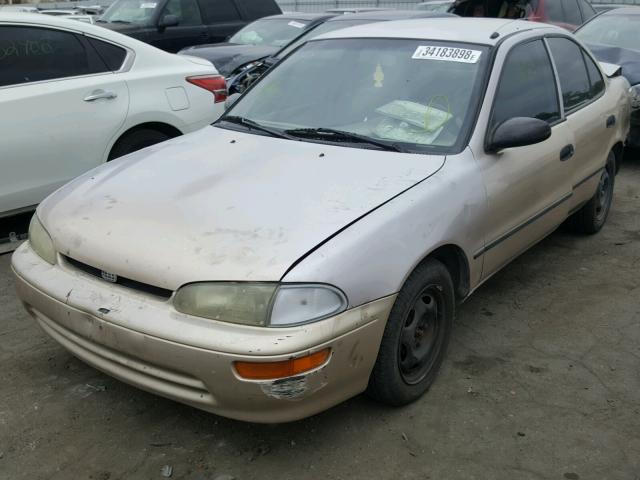 1Y1SK5267TZ036653 - 1996 GEO PRIZM BASE BEIGE photo 2