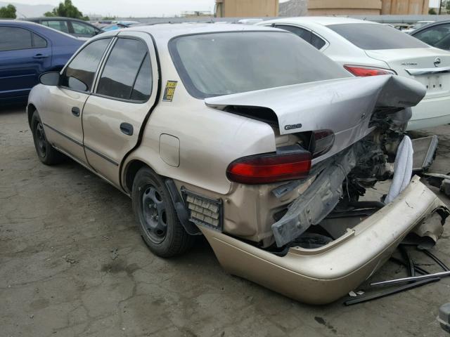 1Y1SK5267TZ036653 - 1996 GEO PRIZM BASE BEIGE photo 3