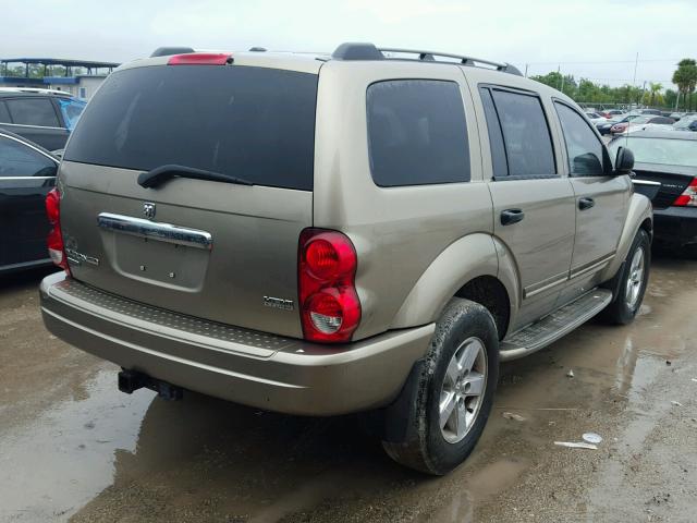 1D4HD58276F189524 - 2006 DODGE DURANGO LI GOLD photo 4