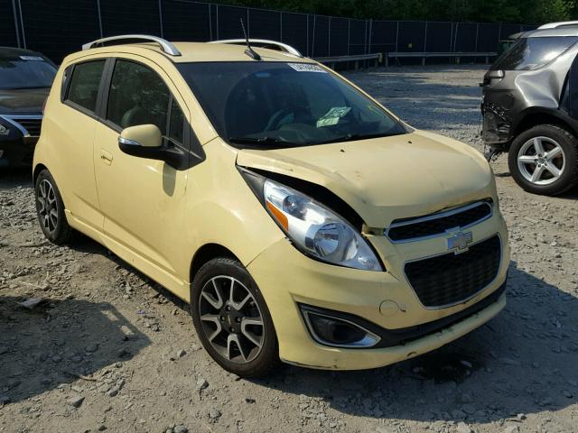 KL8CF6S94EC458729 - 2014 CHEVROLET SPARK 2LT YELLOW photo 1