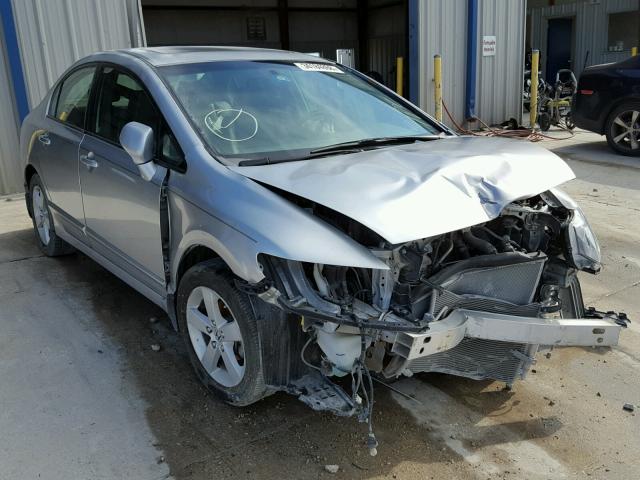 2HGFA16918H505654 - 2008 HONDA CIVIC EXL SILVER photo 1