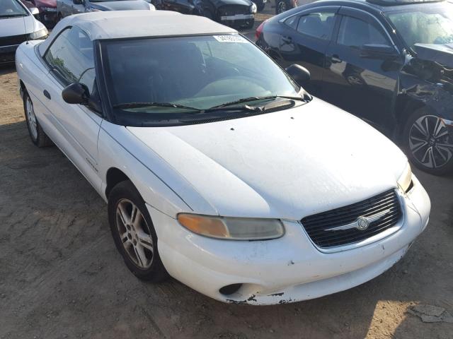 3C3EL45H8XT542922 - 1999 CHRYSLER SEBRING JX WHITE photo 1