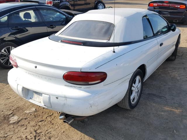 3C3EL45H8XT542922 - 1999 CHRYSLER SEBRING JX WHITE photo 4