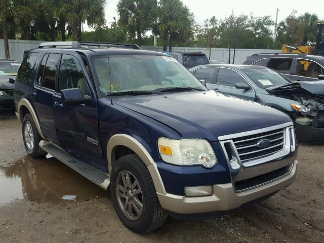 1FMEU64E46UA05993 - 2006 FORD EXPLORER E BLUE photo 1