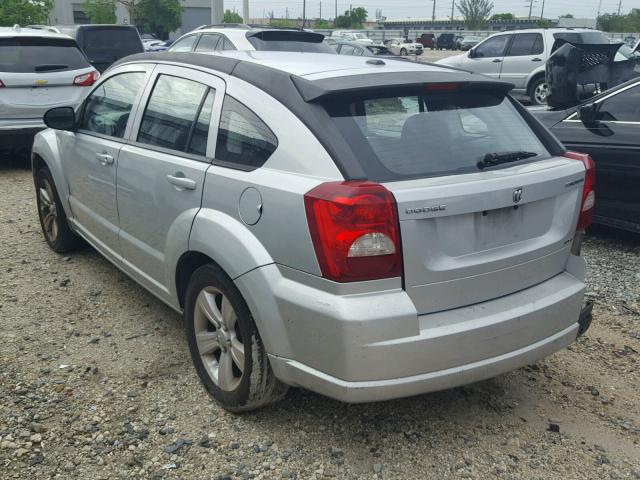 1B3CB4HA6AD668098 - 2010 DODGE CALIBER SX SILVER photo 3