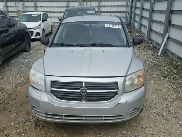 1B3CB4HA6AD668098 - 2010 DODGE CALIBER SX SILVER photo 9