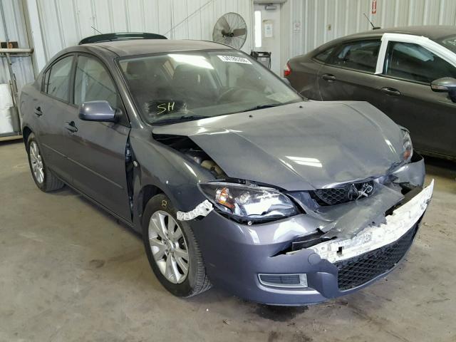 JM1BK12F281839485 - 2008 MAZDA 3 I GRAY photo 1