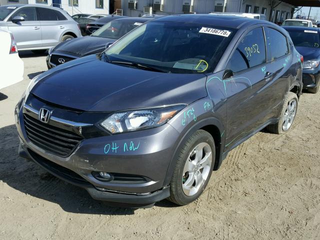 3CZRU5H59GM721010 - 2016 HONDA HR-V EX GRAY photo 2