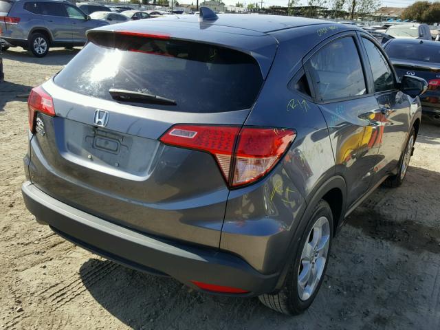 3CZRU5H59GM721010 - 2016 HONDA HR-V EX GRAY photo 4