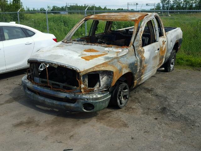 1D7HU182X7J593962 - 2007 DODGE RAM 1500 S BURN photo 2