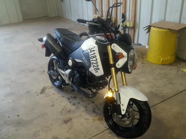 MLHJC6114F5110001 - 2015 HONDA GROM 125 WHITE photo 1