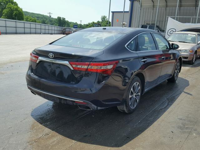 4T1BK1EB7GU202822 - 2016 TOYOTA AVALON XLE BLACK photo 4