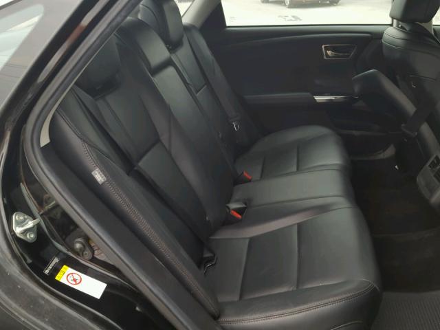 4T1BK1EB7GU202822 - 2016 TOYOTA AVALON XLE BLACK photo 6