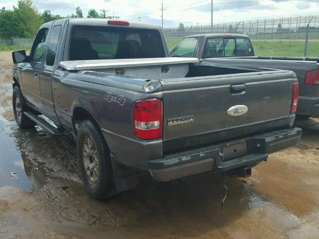 1FTZR45E37PA46500 - 2007 FORD RANGER GRAY photo 3