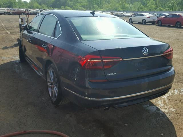 1VWDT7A34HC062700 - 2017 VOLKSWAGEN PASSAT R-L CHARCOAL photo 3