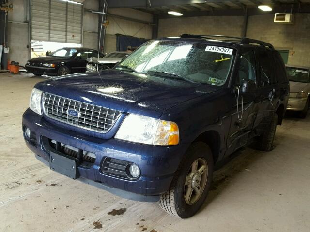 1FMZU73E55UB47776 - 2005 FORD EXPLORER X BLUE photo 2