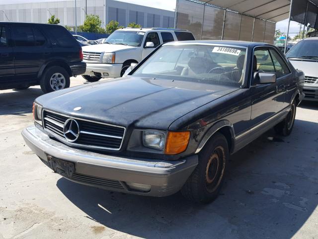 WDBCA44B4EA070565 - 1984 MERCEDES-BENZ 500 SEC BLACK photo 2