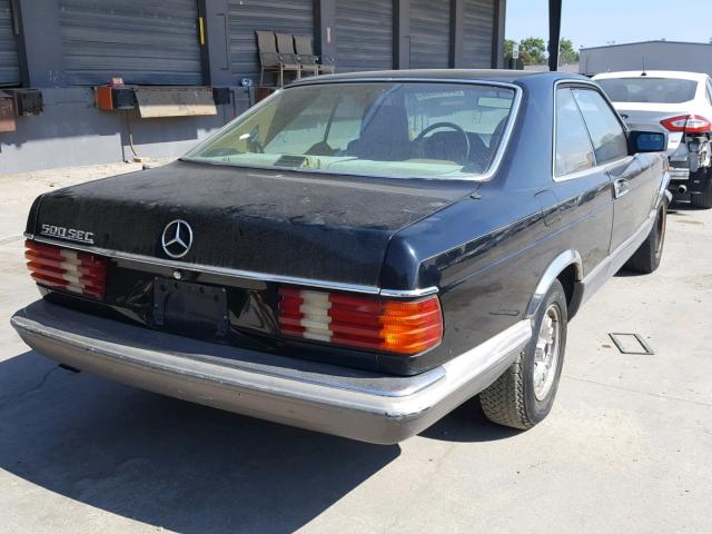 WDBCA44B4EA070565 - 1984 MERCEDES-BENZ 500 SEC BLACK photo 4