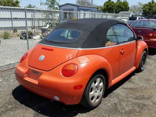 3VWCK21YX3M317533 - 2003 VOLKSWAGEN NEW BEETLE ნარინჯისფერი ფოტო 4