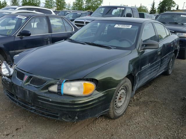 1G2NF52T41M535999 - 2001 PONTIAC GRAND AM S მწვანე ფოტო 2