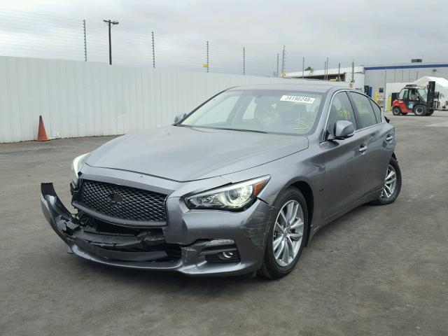 JN1EV7AP2HM740104 - 2017 INFINITI Q50 PREMIU GRAY photo 2