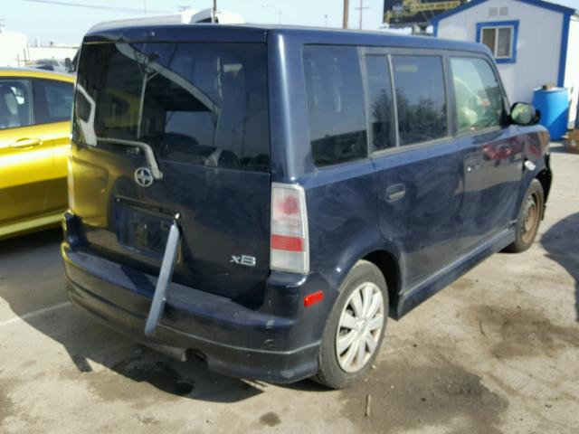 JTLKT334540138580 - 2004 TOYOTA SCION XB ლურჯი ფოტო 4