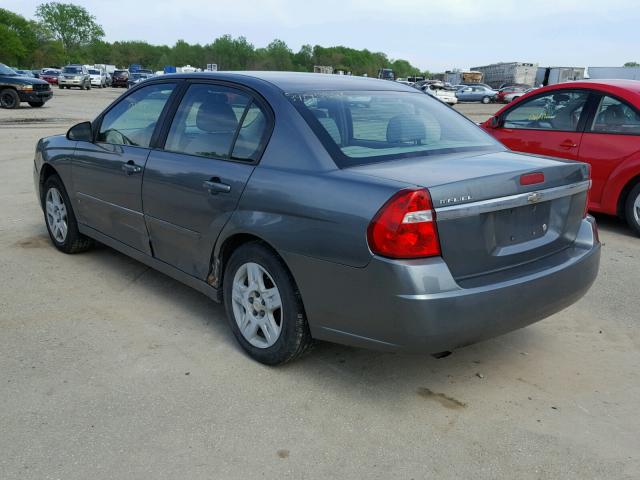 1G1ZT51F36F186758 - 2006 CHEVROLET MALIBU LT GRAY photo 3